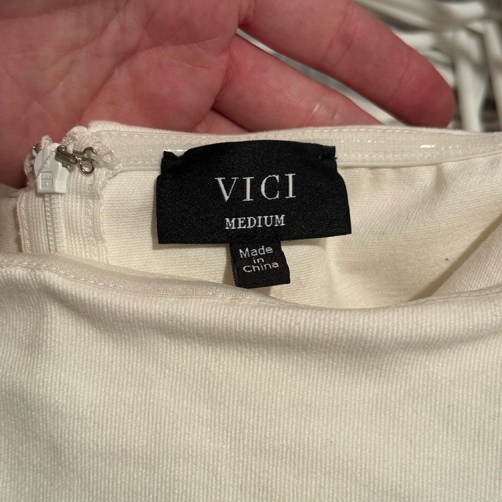 VICI white romper